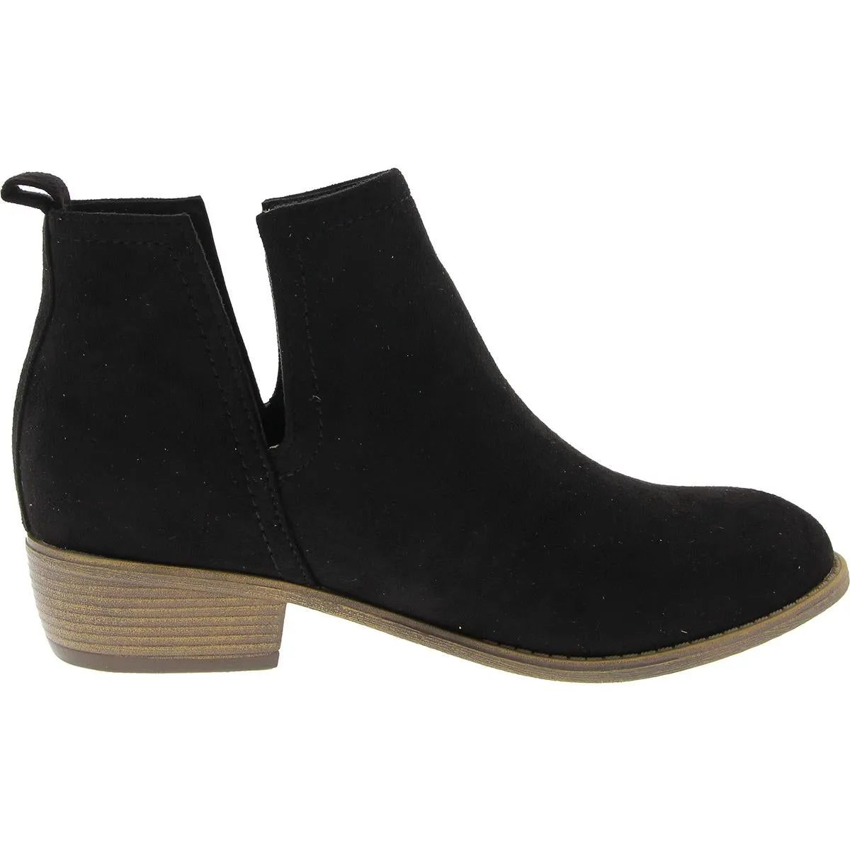 006920 Womens Block Heel Manmade Ankle Boots