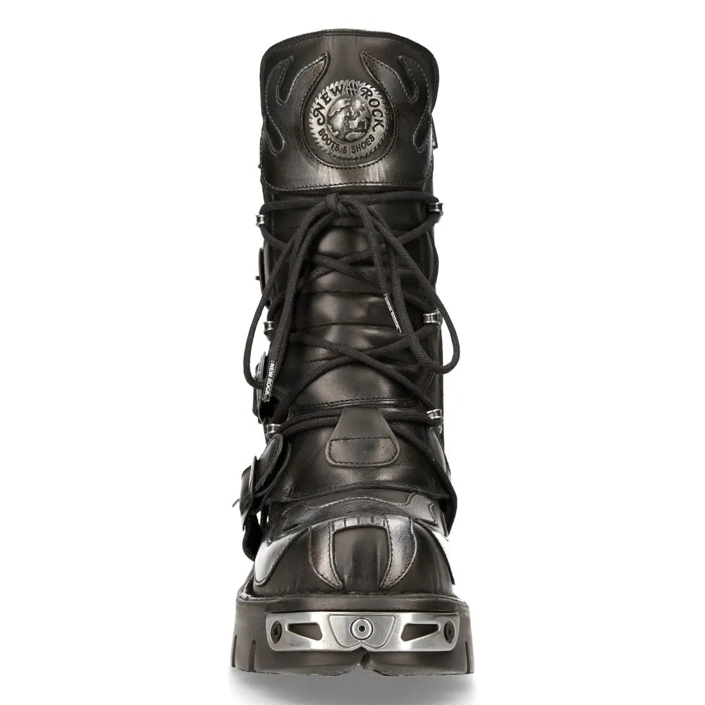 107-S2 Flame Gothic Boots