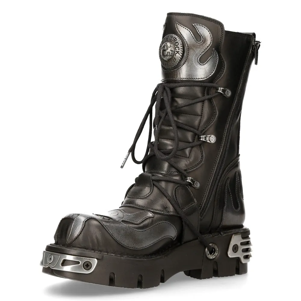 107-S2 Flame Gothic Boots