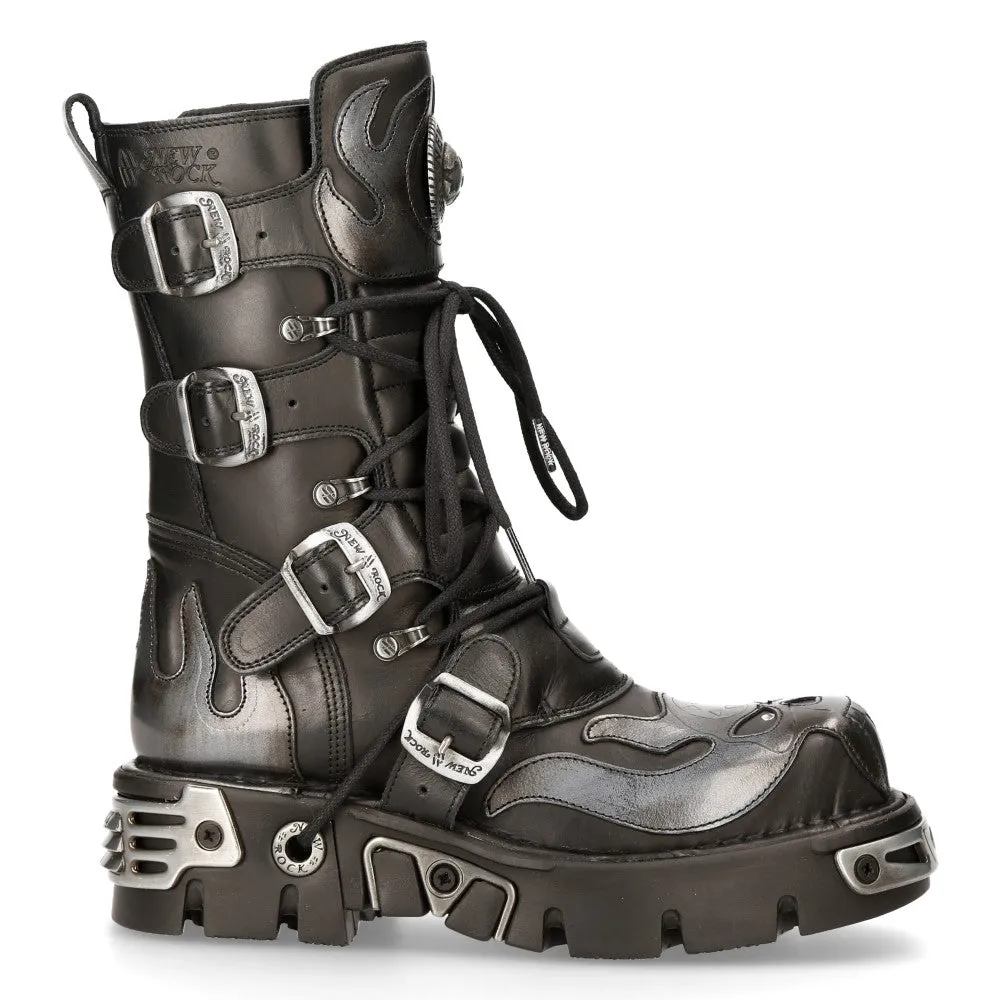 107-S2 Flame Gothic Boots