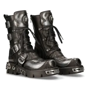 107-S2 Flame Gothic Boots