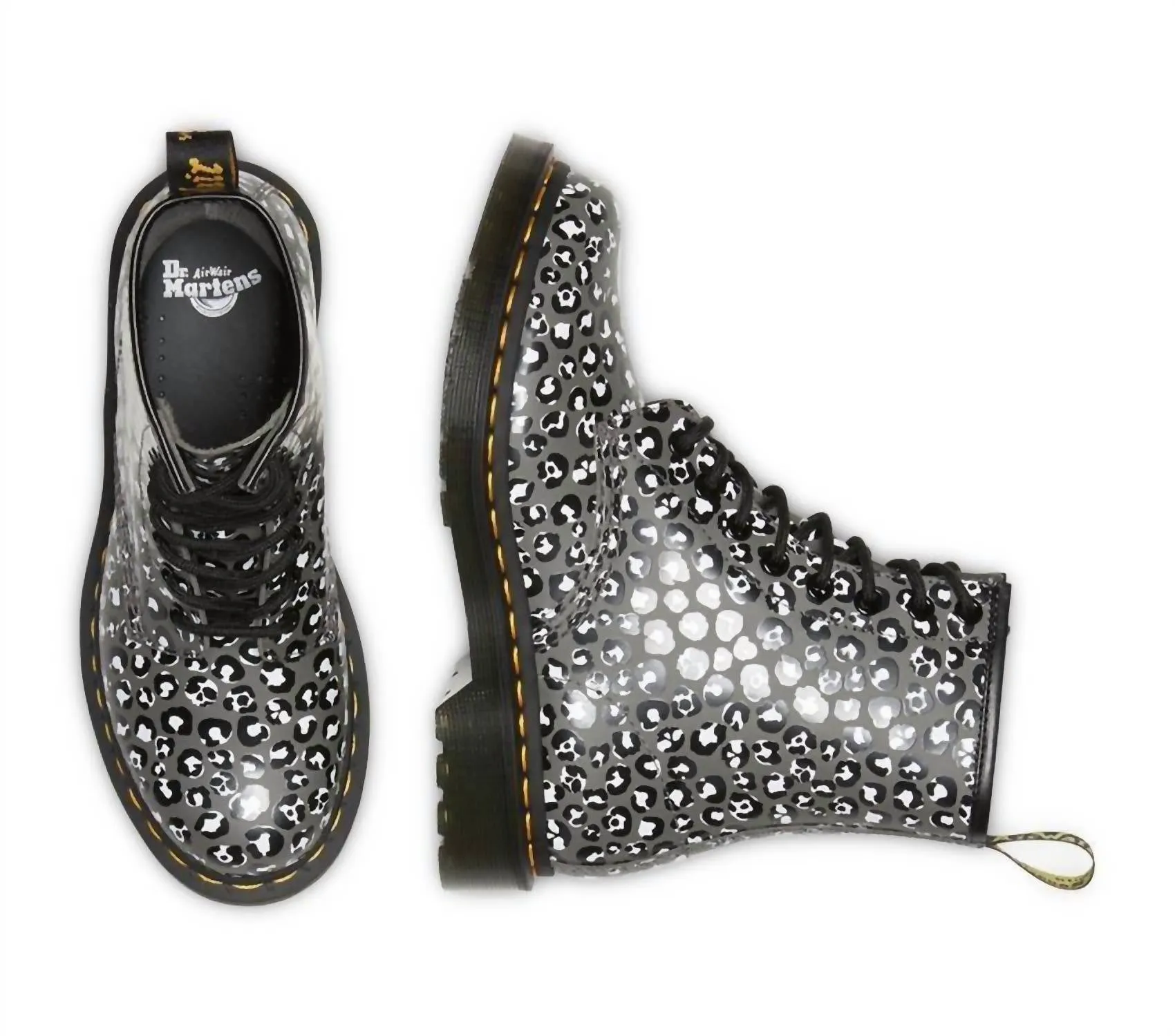 1460 Gunmetal Loud Leopard Smooth