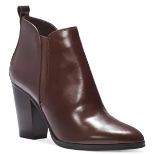 40F4BDHE5L Womens Solid Leather Ankle Boots
