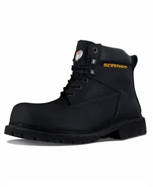 6 Steel Toe Work Boots In Black
