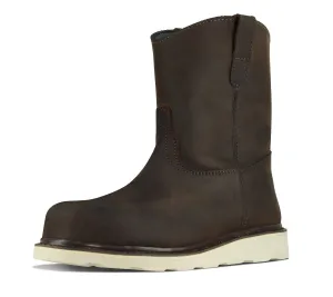 8 Wellington Steel Toe Work Boots  Electrical Hazard Rated 166 In Brown