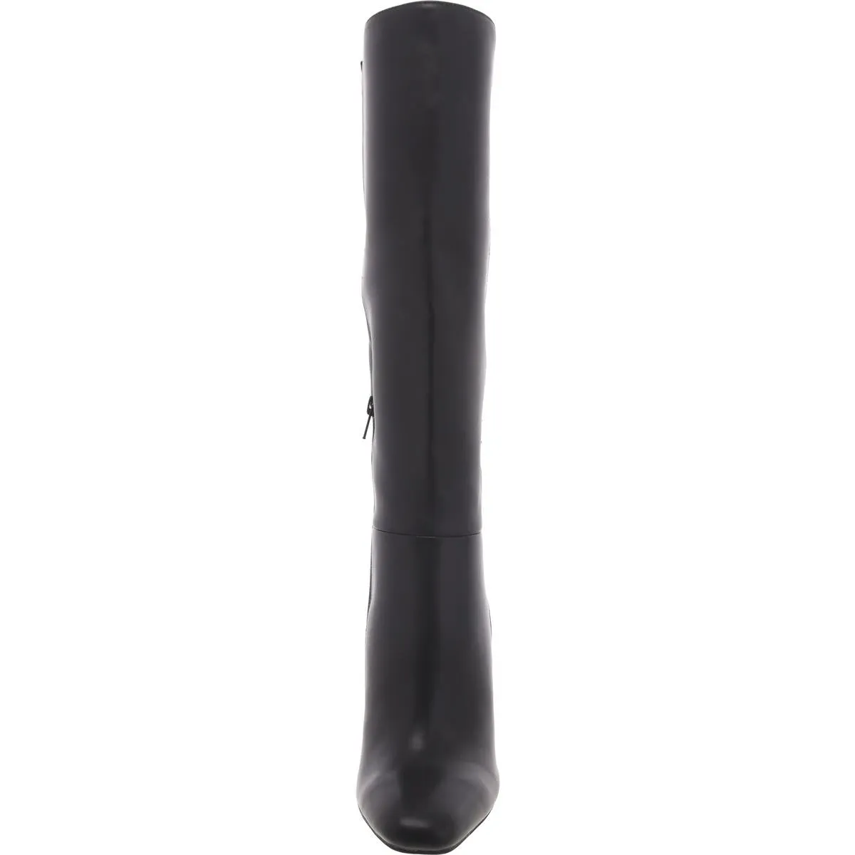 Abbey Womens Faux Leather Block Heel Knee-High Boots