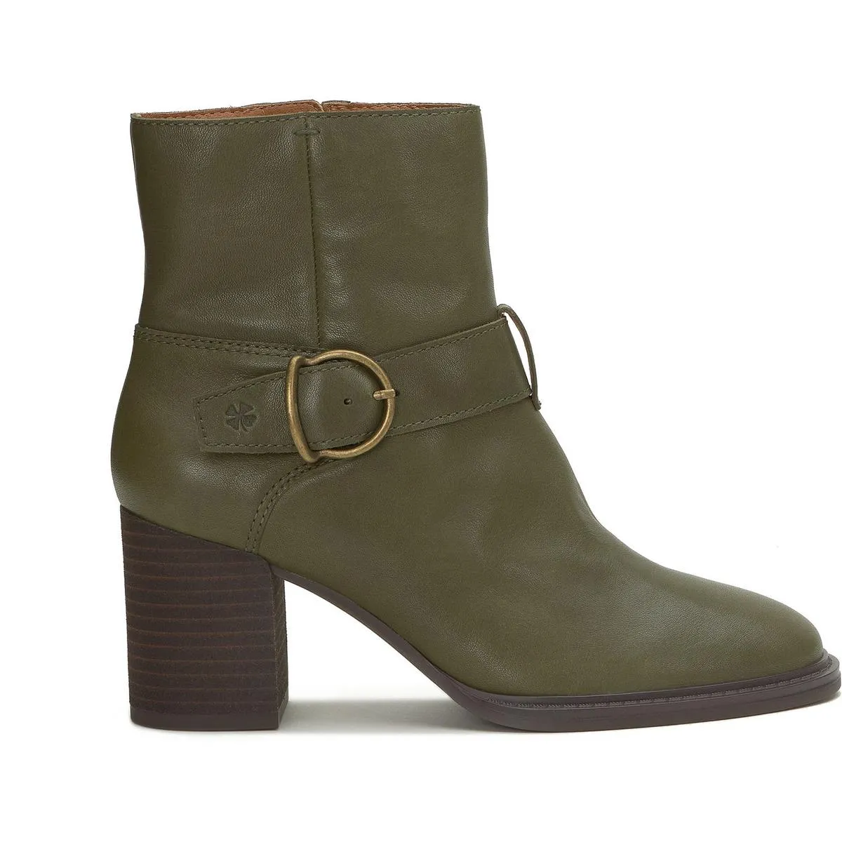 Achelle Womens Leather Bootie Mid-Calf Boots