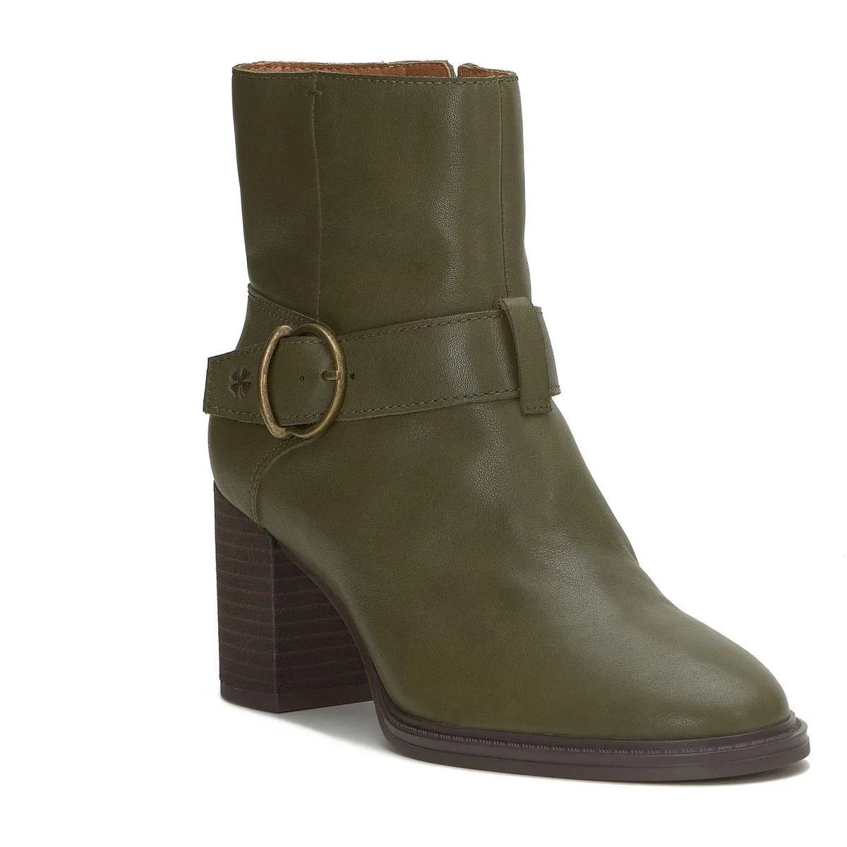 Achelle Womens Leather Bootie Mid-Calf Boots