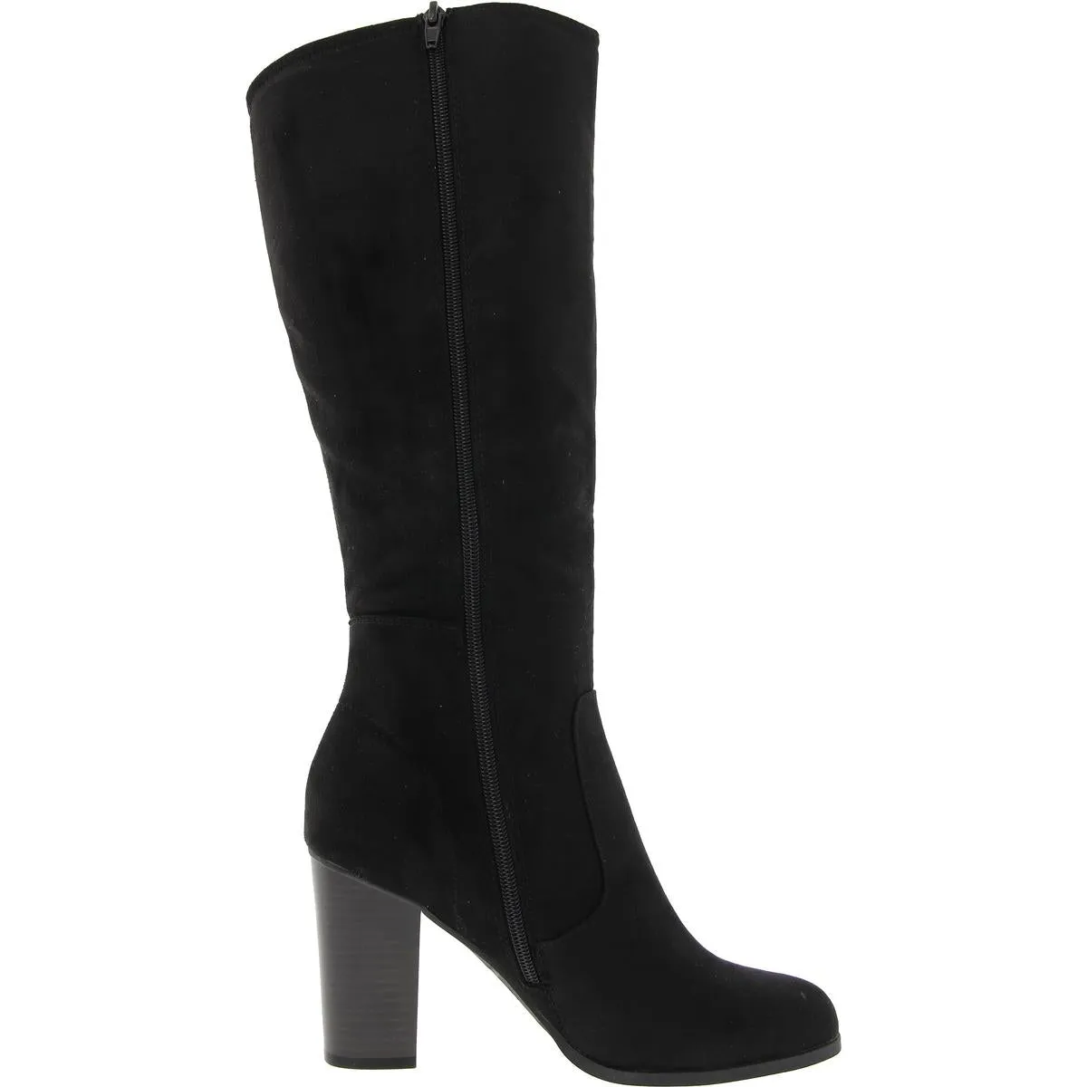 ADDYY Womens Block Heel Manmade Knee-High Boots