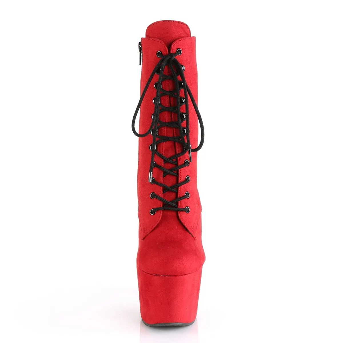 ADORE-1020FS Red Faux Suede/Red Faux Suede