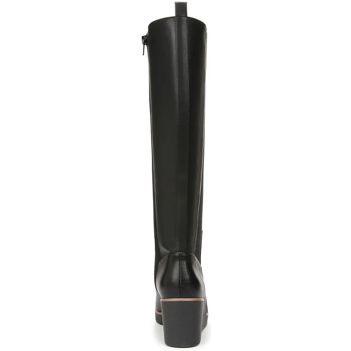Adrian Womens Cushioned Footbed Wedge Knee-High Boots