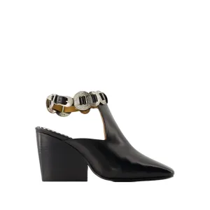 Aj1308 Boots - Leather - Black