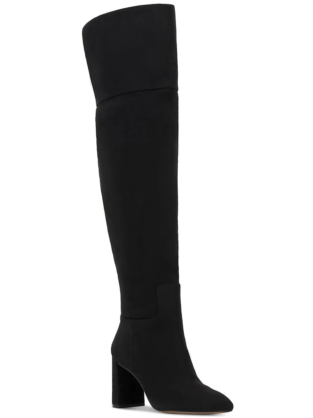 Akemi Womens Faux Suede Pointed Over-The-Knee Boots
