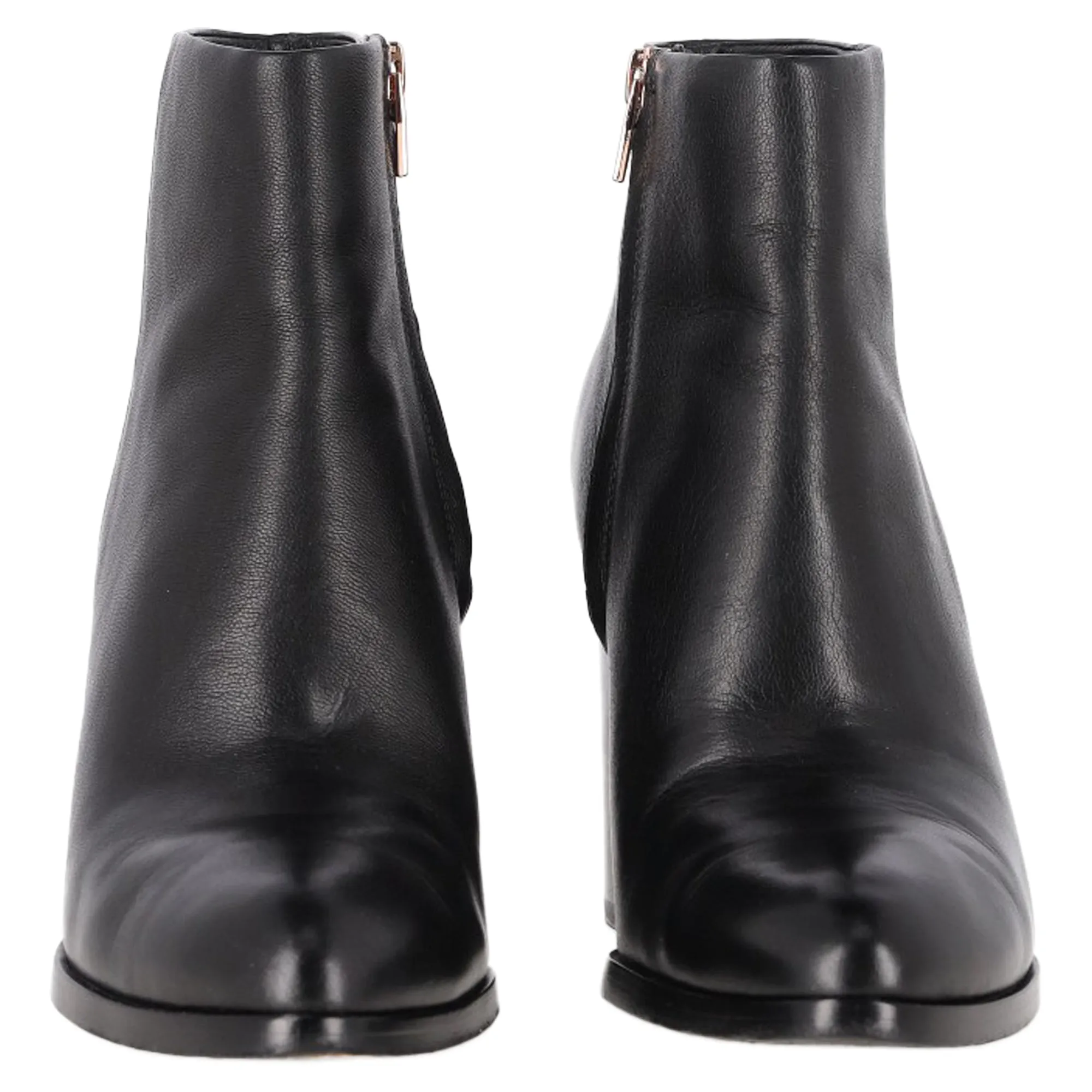 Alexander Wang Gabi Ankle Boots in Black Leather