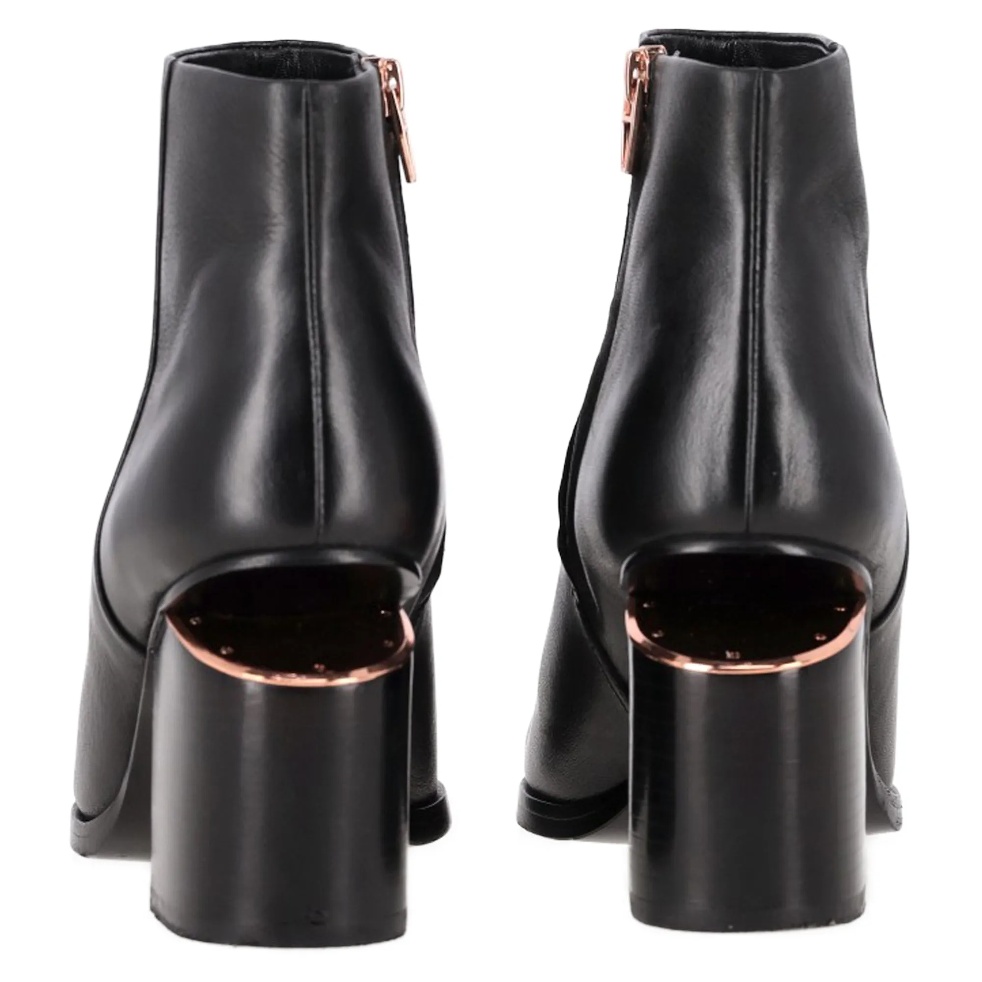 Alexander Wang Gabi Ankle Boots in Black Leather