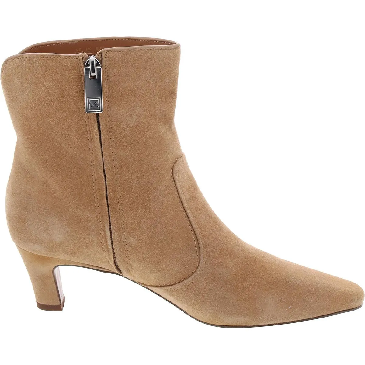 Alexandria Womens Suede Square Toe Booties