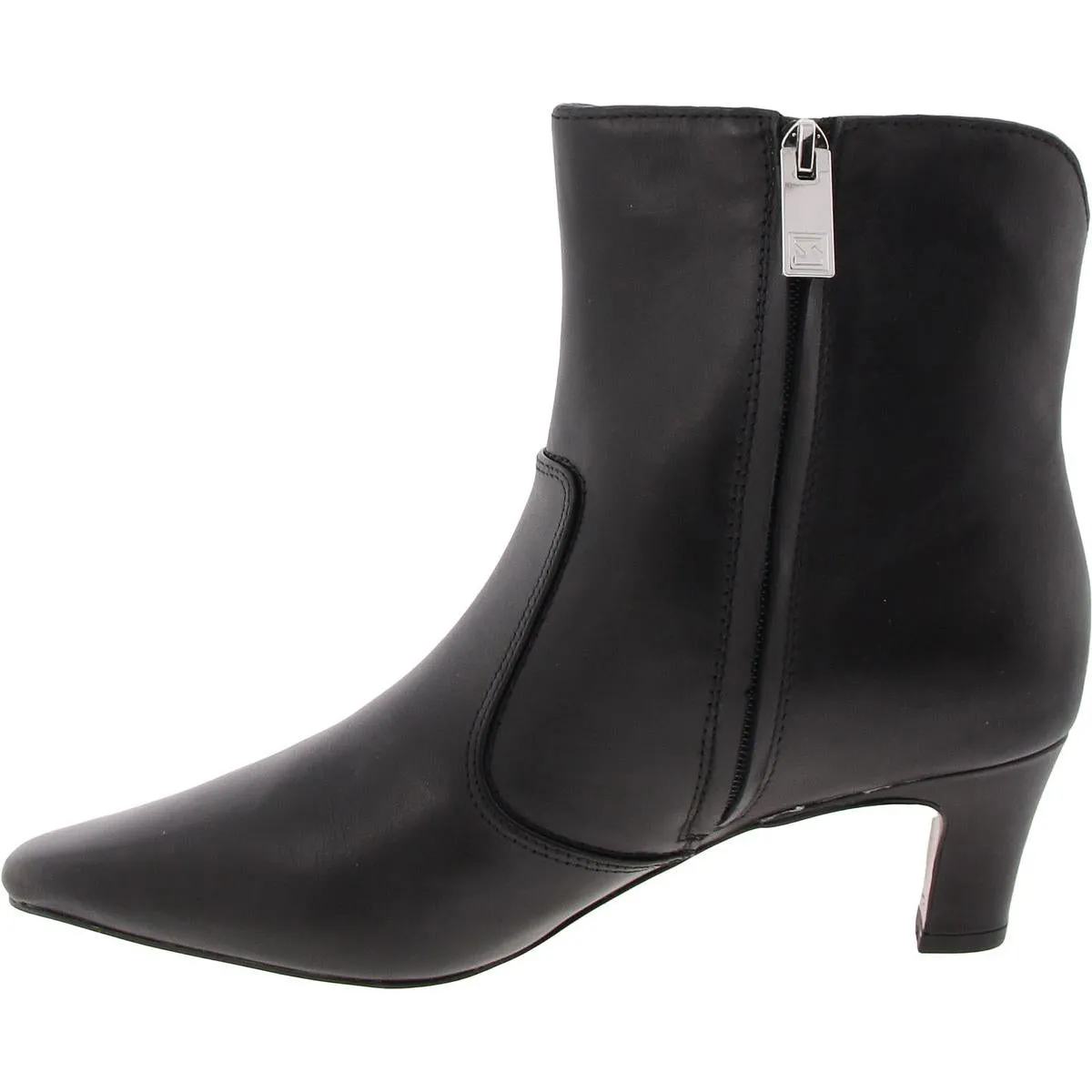 Alexandria Womens Suede Square Toe Booties