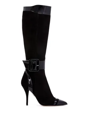 Alexis Boots In Black Suede