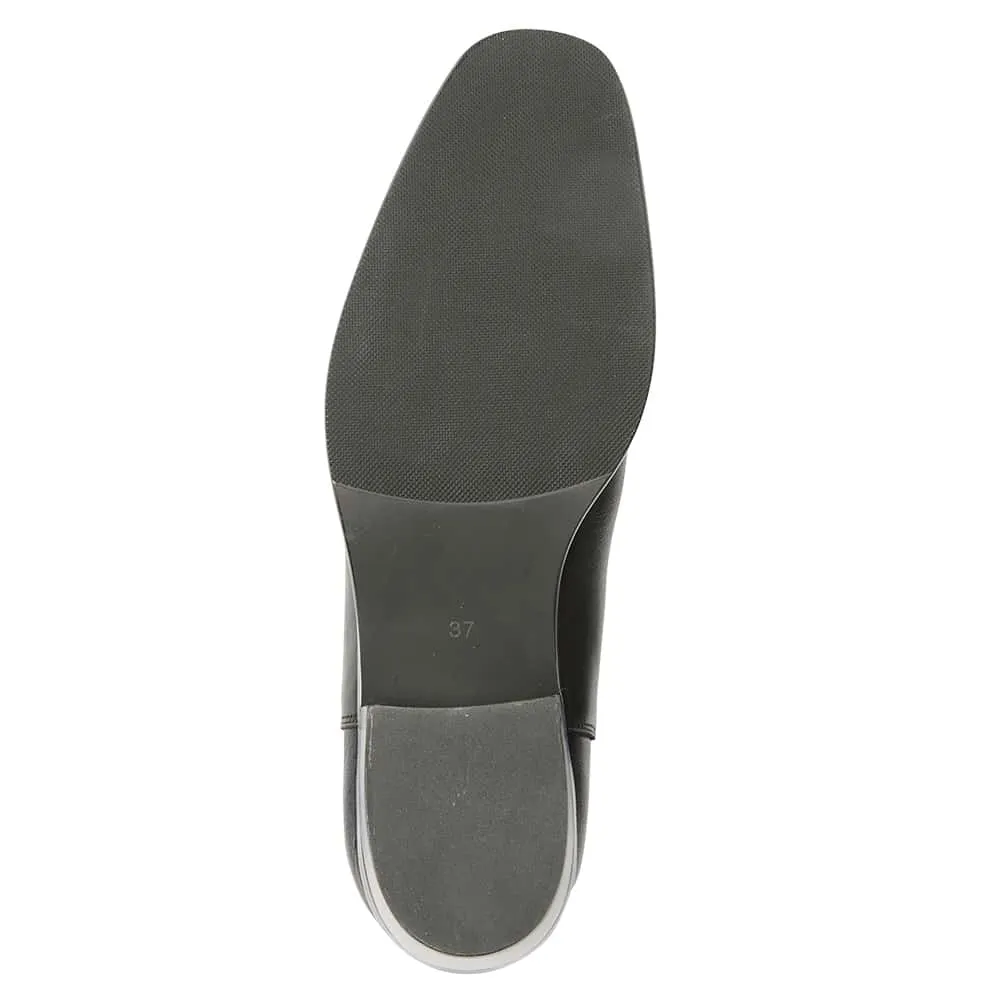 Ambrose Boot in Black Leather