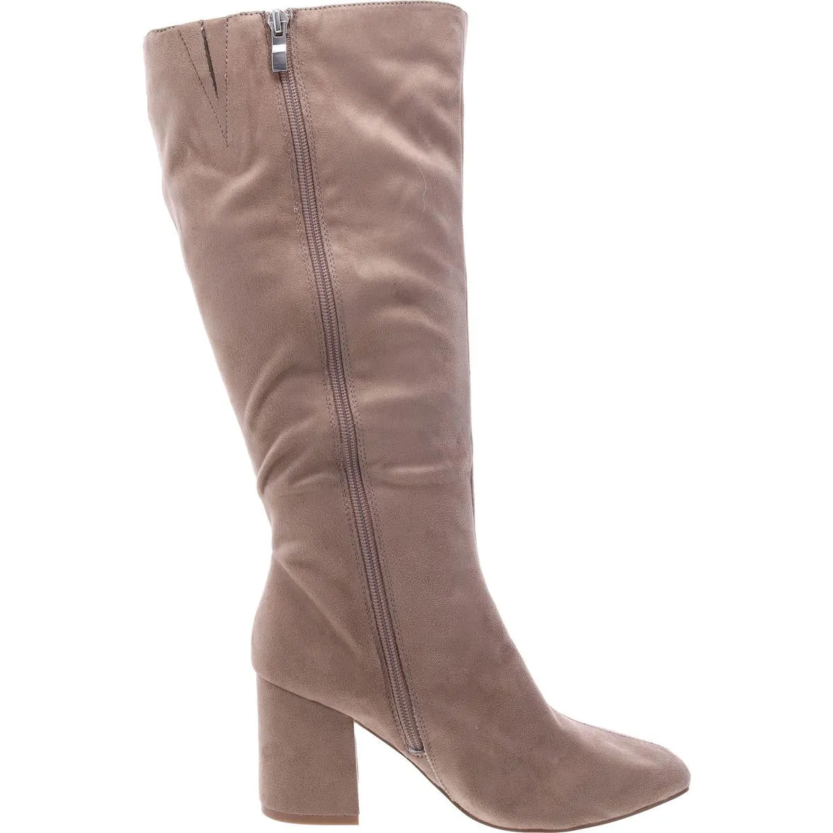 Ameylia Womens Extra Wide Calf Manmade Mid-Calf Boots