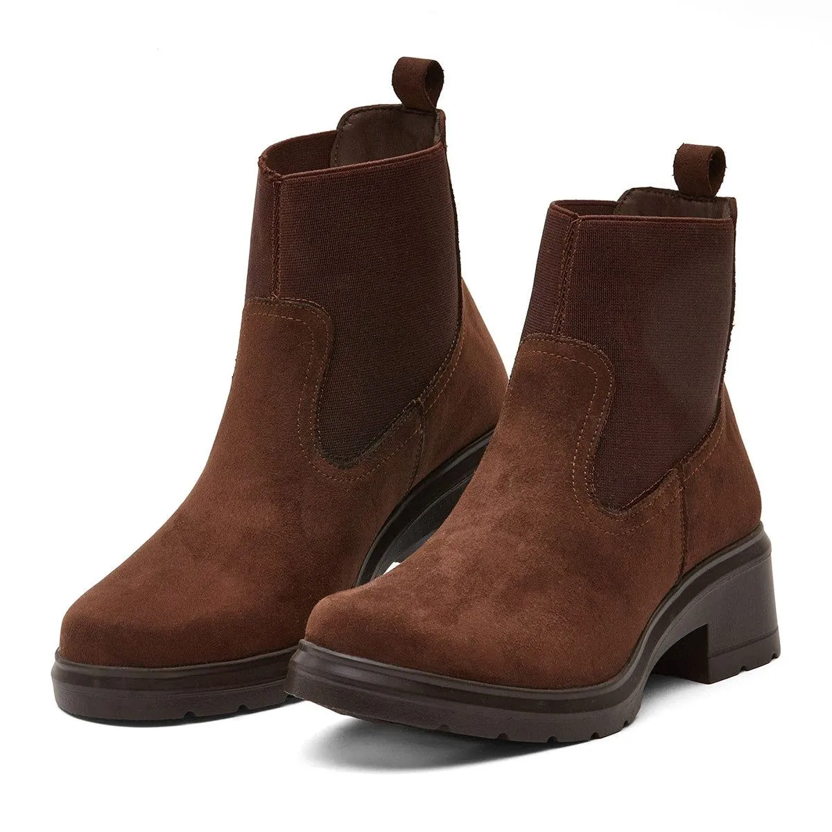 Andrea Chelsea Boots With Elastic Side