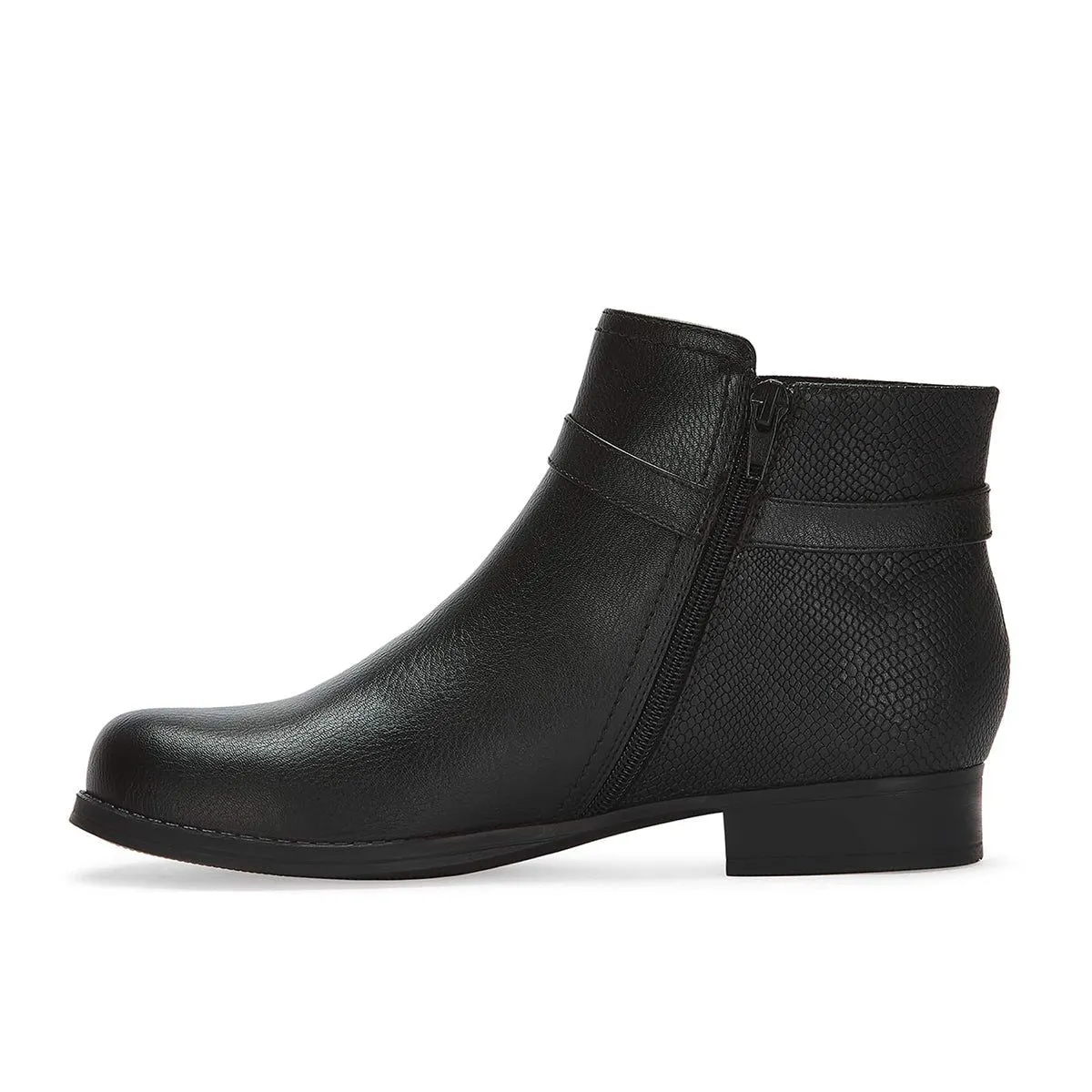 Andrea Low Heel Booties