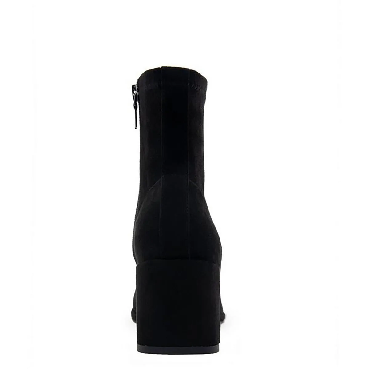 ANOUK Womens Faux Suede Laceless Wedge Boots