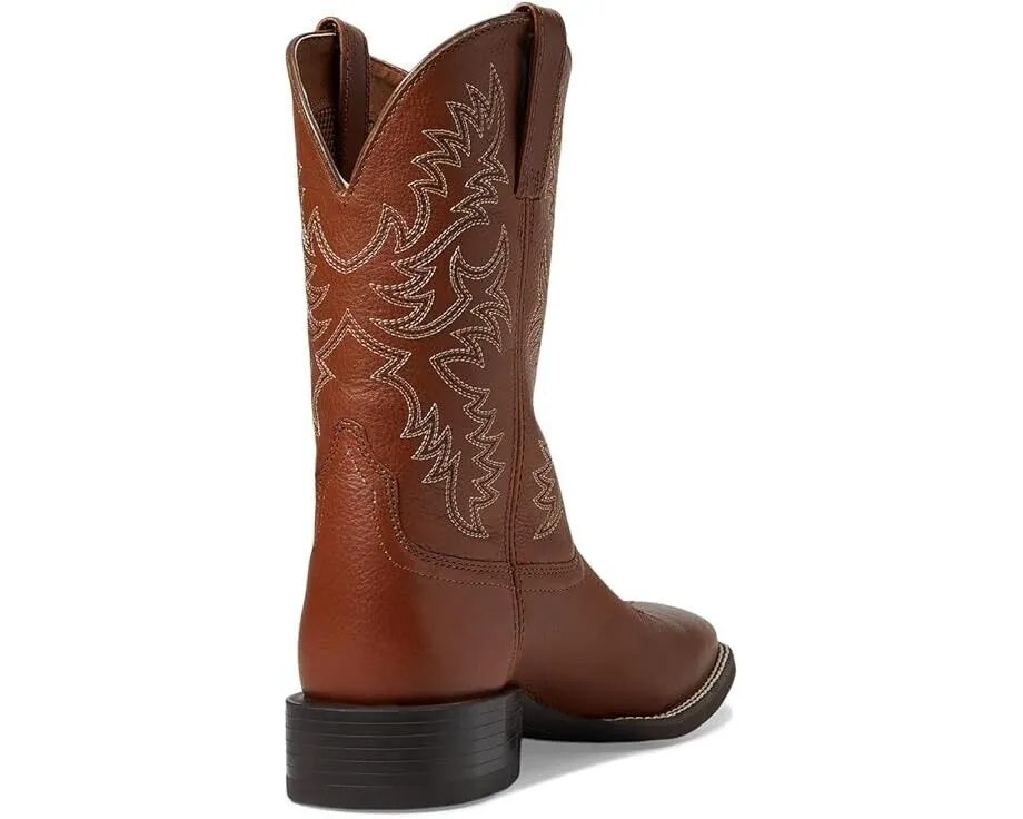 Ariat Sport Latigo Boot Men's US 10 Brown Leather Square Toe Western ZPO2242