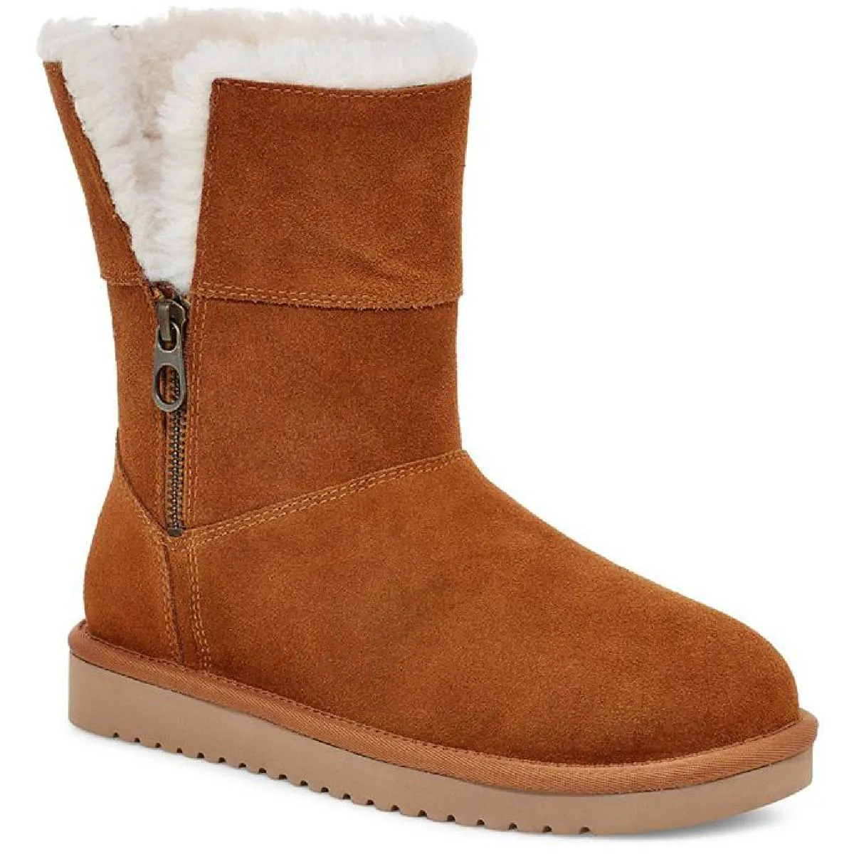 Aribel Womens Suede Cold Weather Shearling Boots