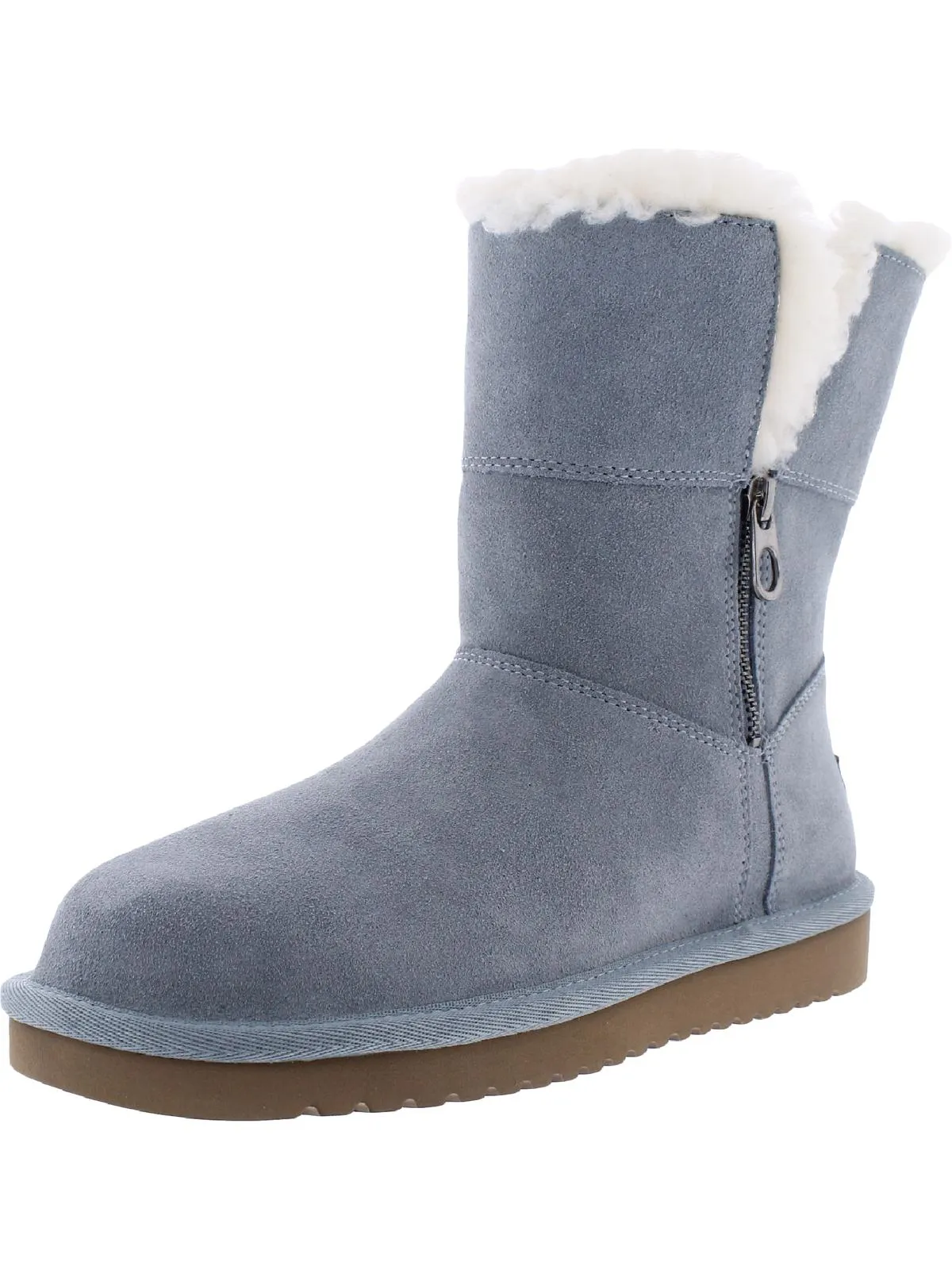 Aribel Womens Suede Cold Weather Shearling Boots