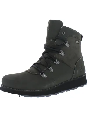 Ariello Womens Leather Waterproof Combat & Lace-up Boots