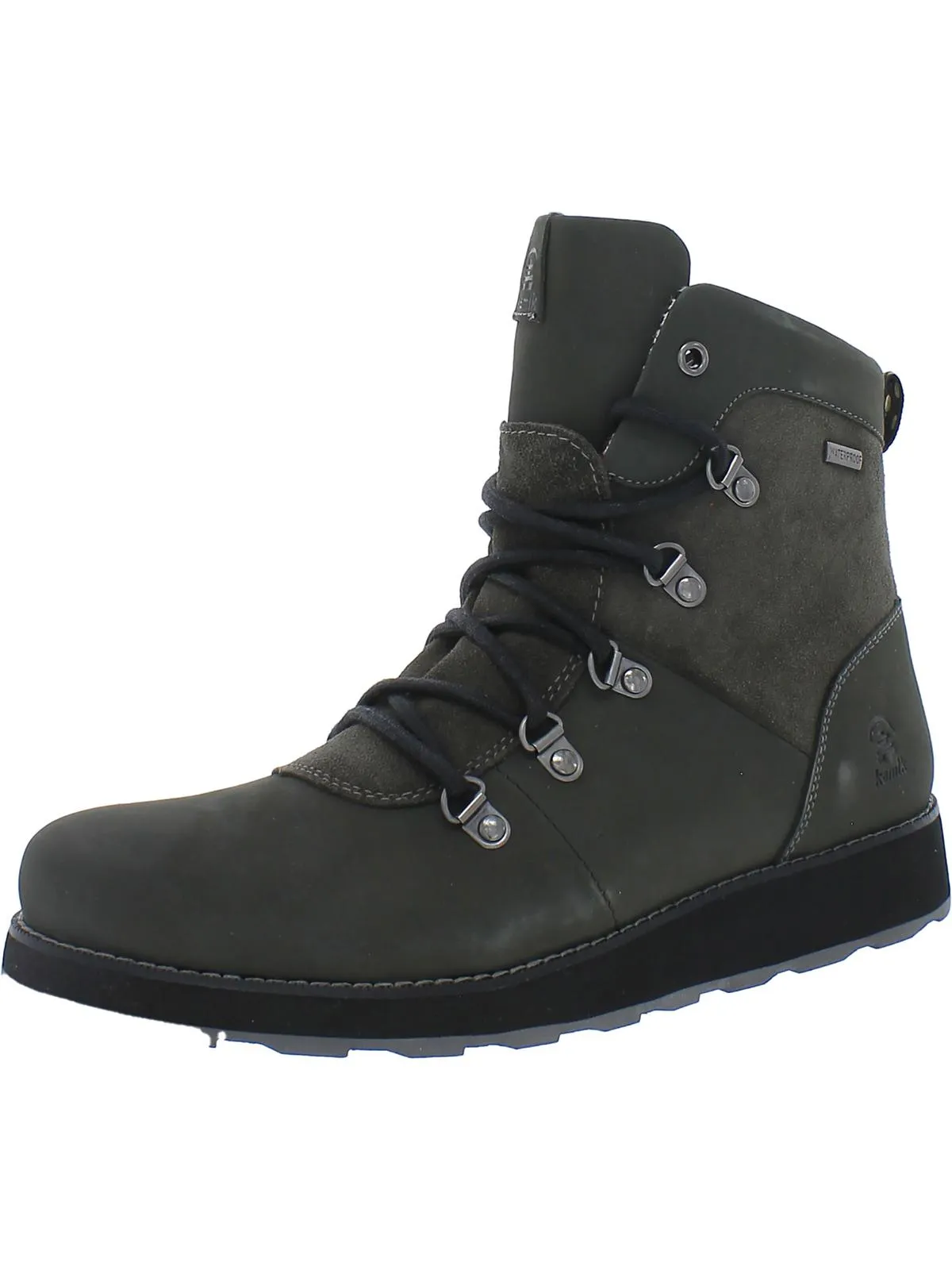 Ariello Womens Leather Waterproof Combat & Lace-up Boots