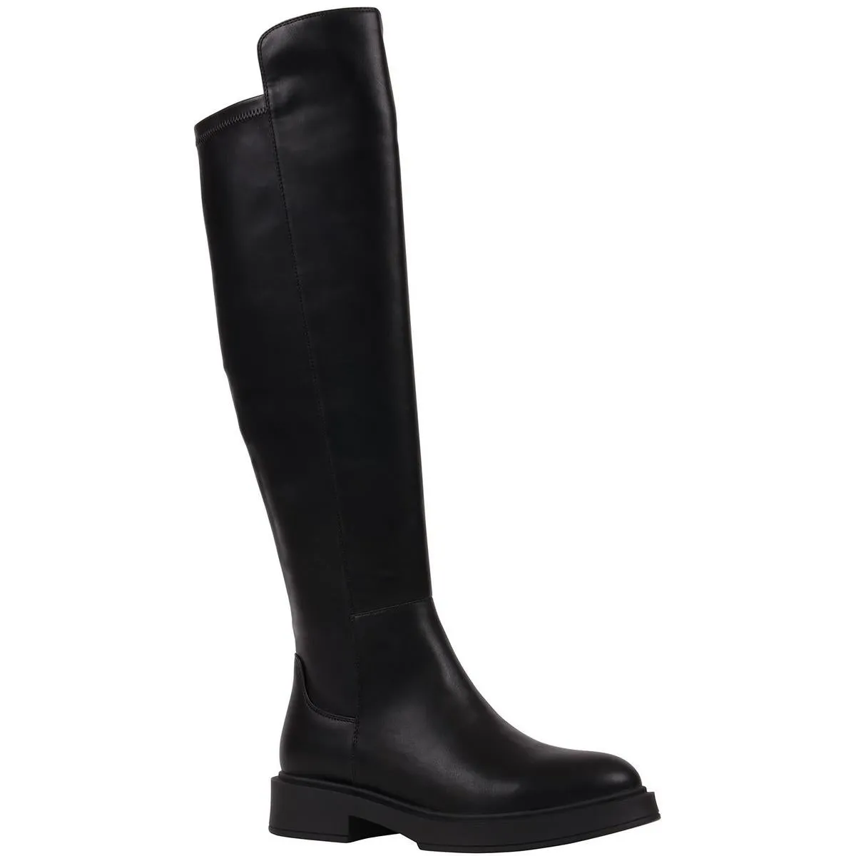 AYLA Womens Zipper Manmade Over-The-Knee Boots