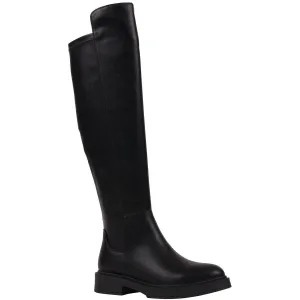 AYLA Womens Zipper Manmade Over-The-Knee Boots