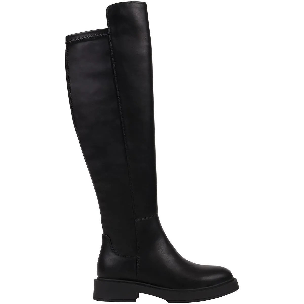 AYLA Womens Zipper Manmade Over-The-Knee Boots