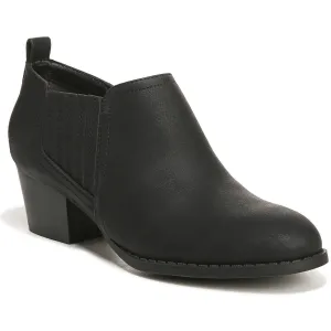 BABE Womens Block Heel Man Made Ankle Boots