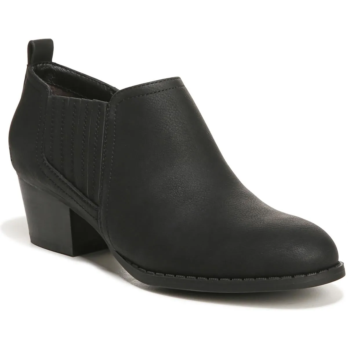 BABE Womens Block Heel Man Made Ankle Boots