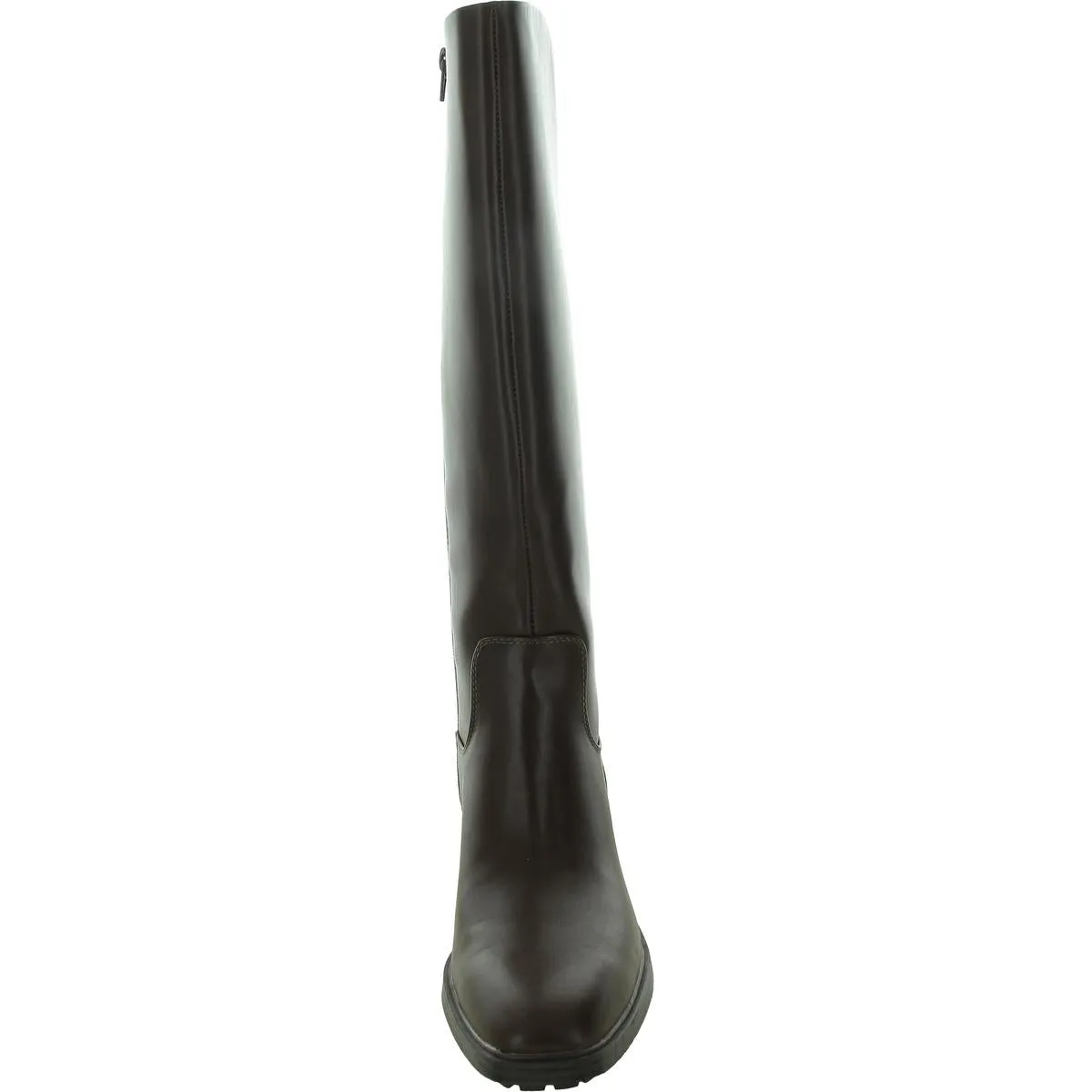 Barile  Womens Solid Faux Leather Knee-High Boots