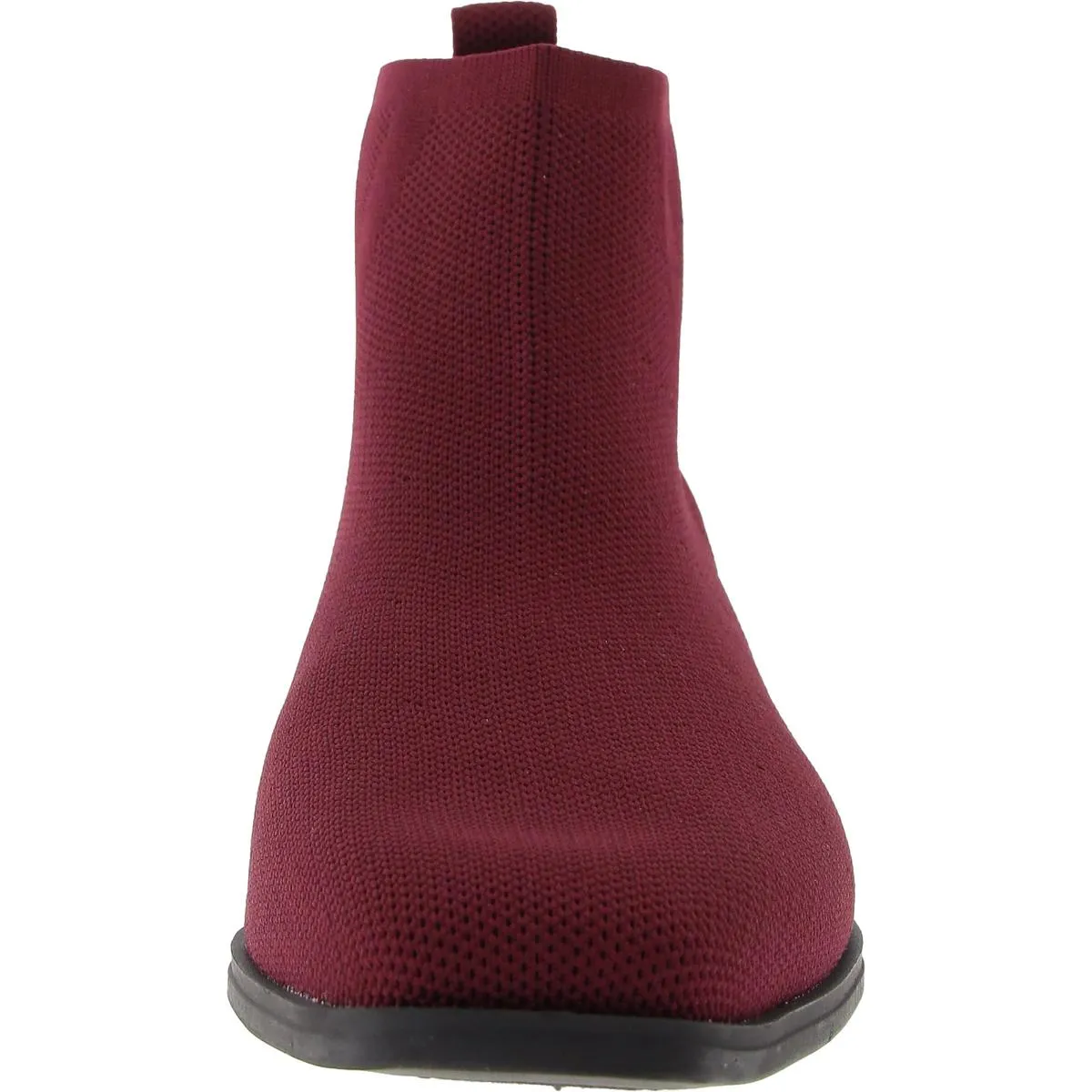 BARRIEE Womens Solid Knit Ankle Boots