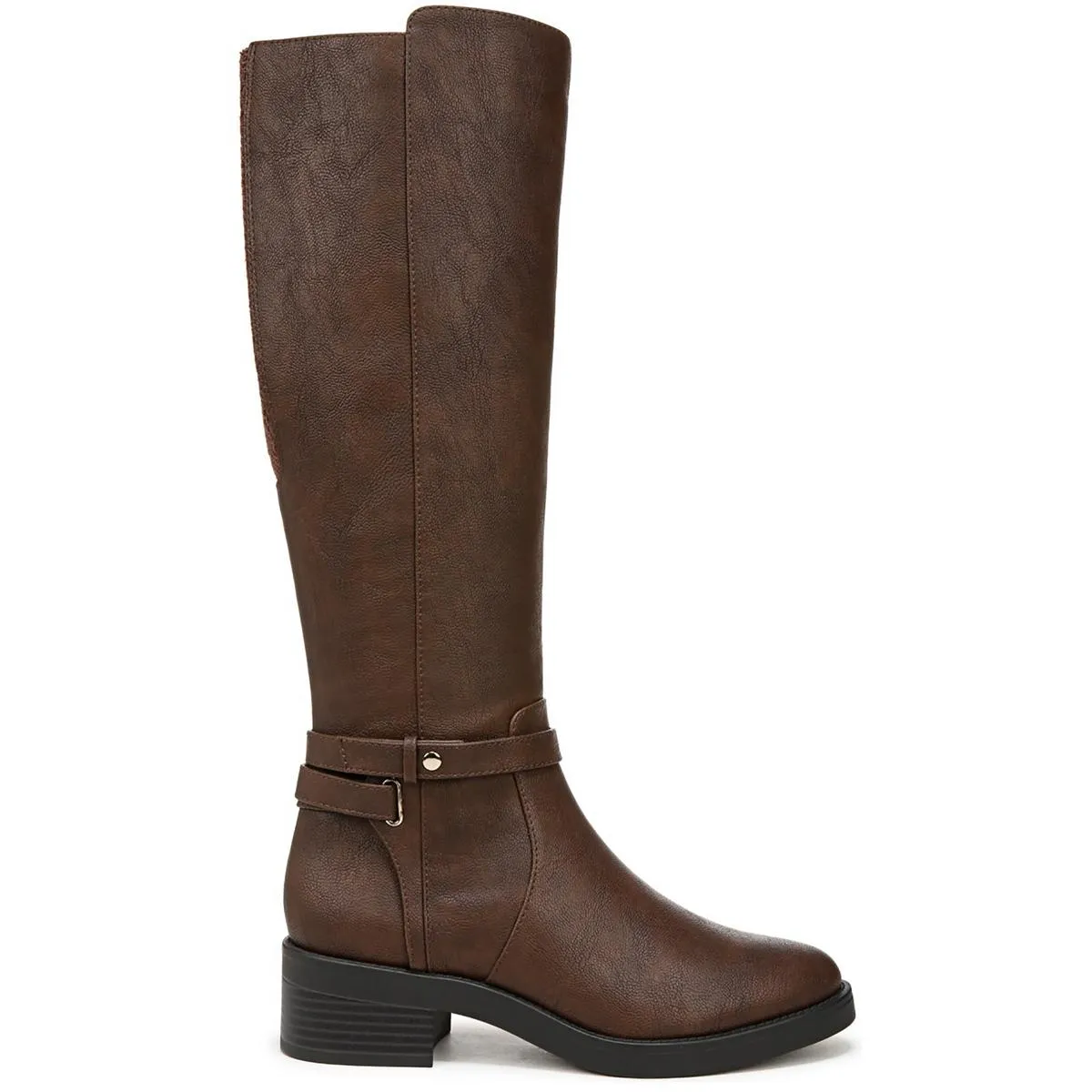 Berkley Womens Wide Calf Faux Leather Knee-High Boots