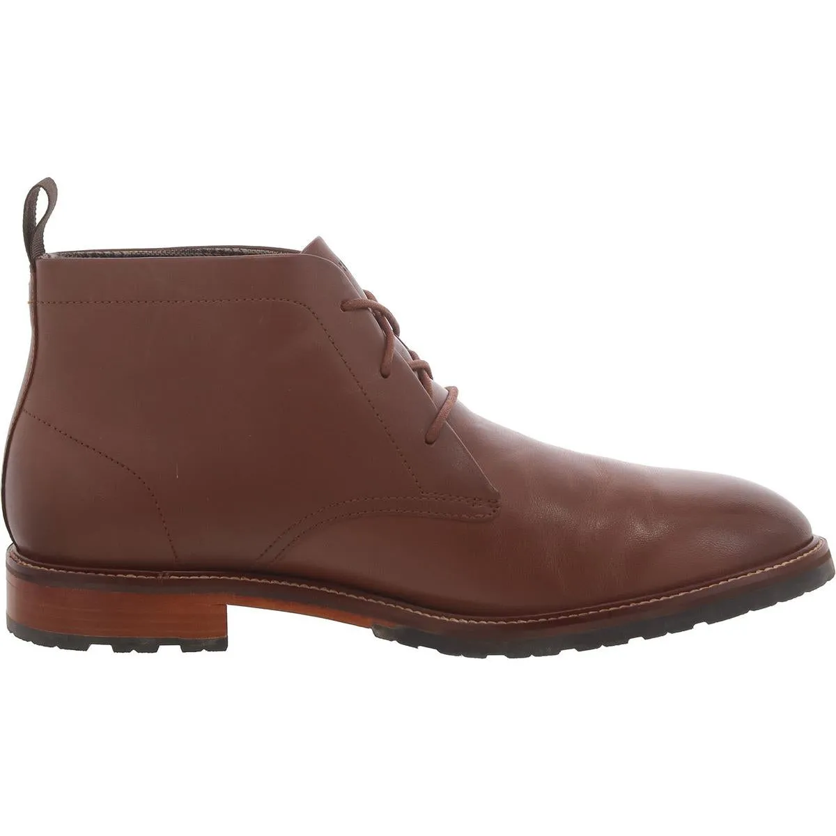 BERKSHIRE LUG Mens Comfort Insole Leather Chukka Boots