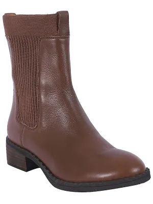 Bernadette Womens Slip On Round Toe Chelsea Boots