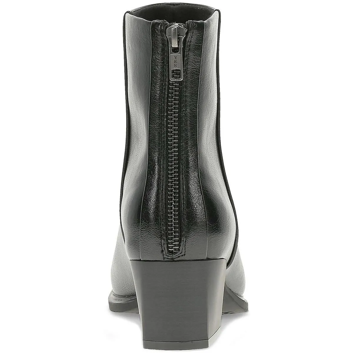 BESSIE Womens Zipper Manmade Ankle Boots