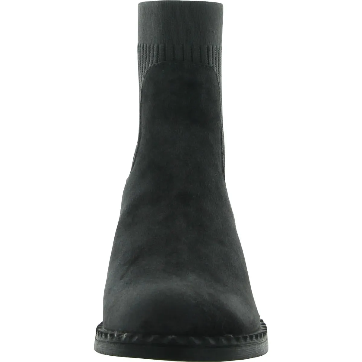 Best Womens Mixed Media Pebbled Chelsea Boots