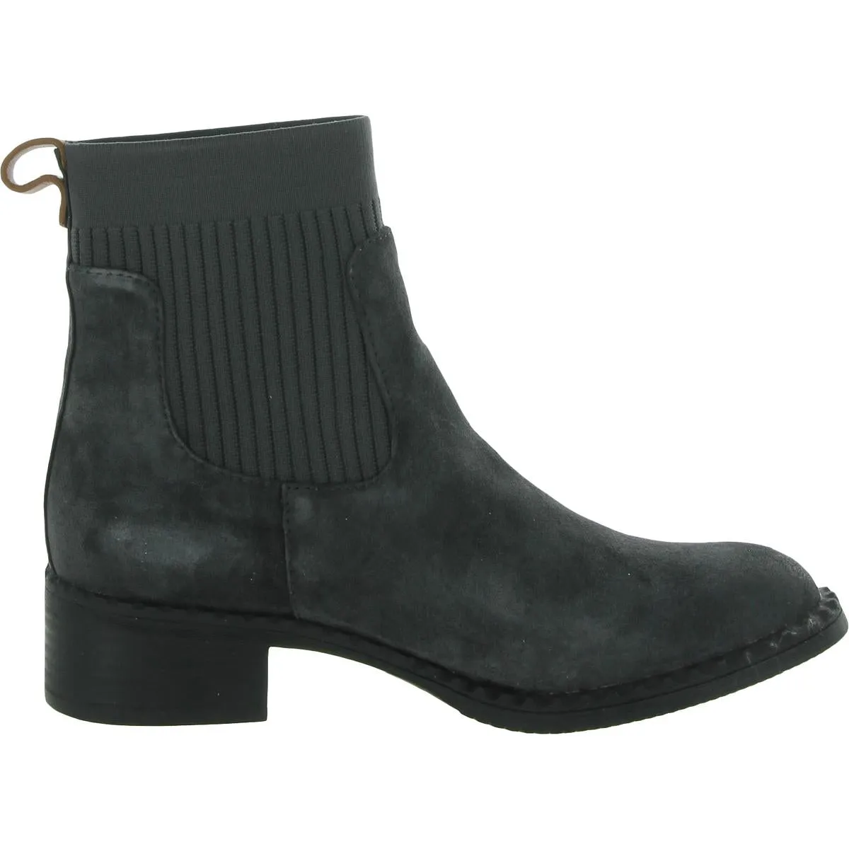 Best Womens Mixed Media Pebbled Chelsea Boots