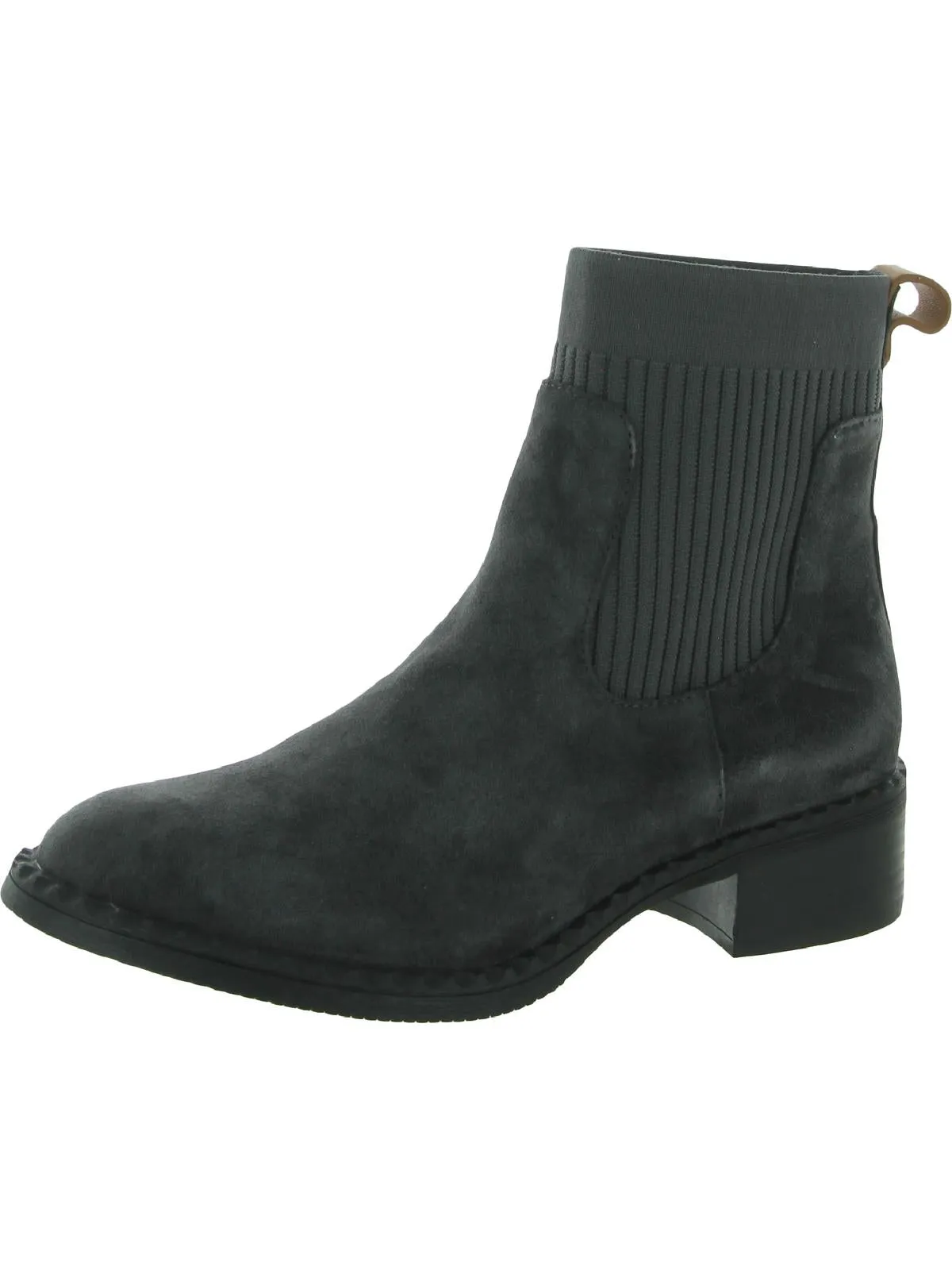 Best Womens Mixed Media Pebbled Chelsea Boots