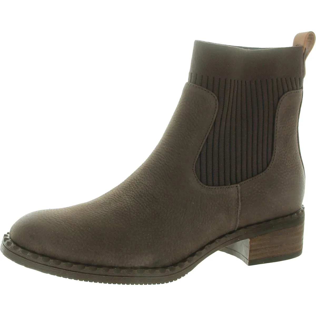 Best Womens Mixed Media Pebbled Chelsea Boots