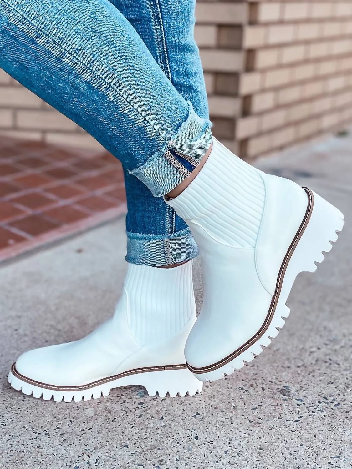 Blaire Boots In White