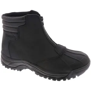 Blizzard Mid Zip Mens Leather Thinsulate Snow Boots