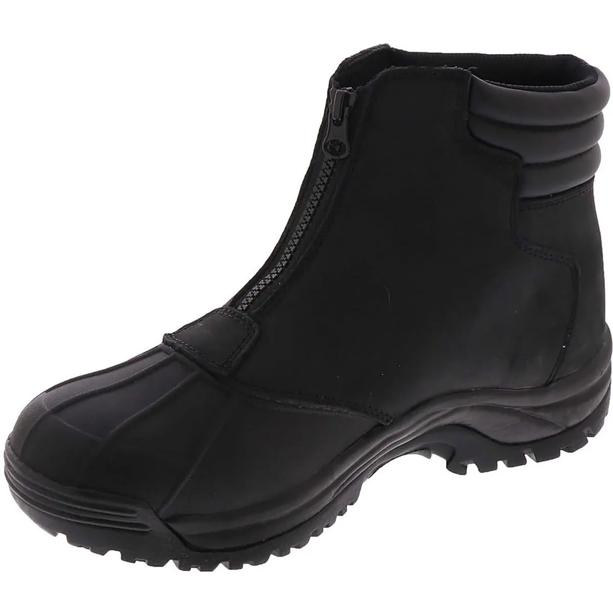 Blizzard Mid Zip Mens Leather Thinsulate Snow Boots